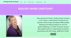 Desktop Screenshot of healing-handssanctuary.co.uk